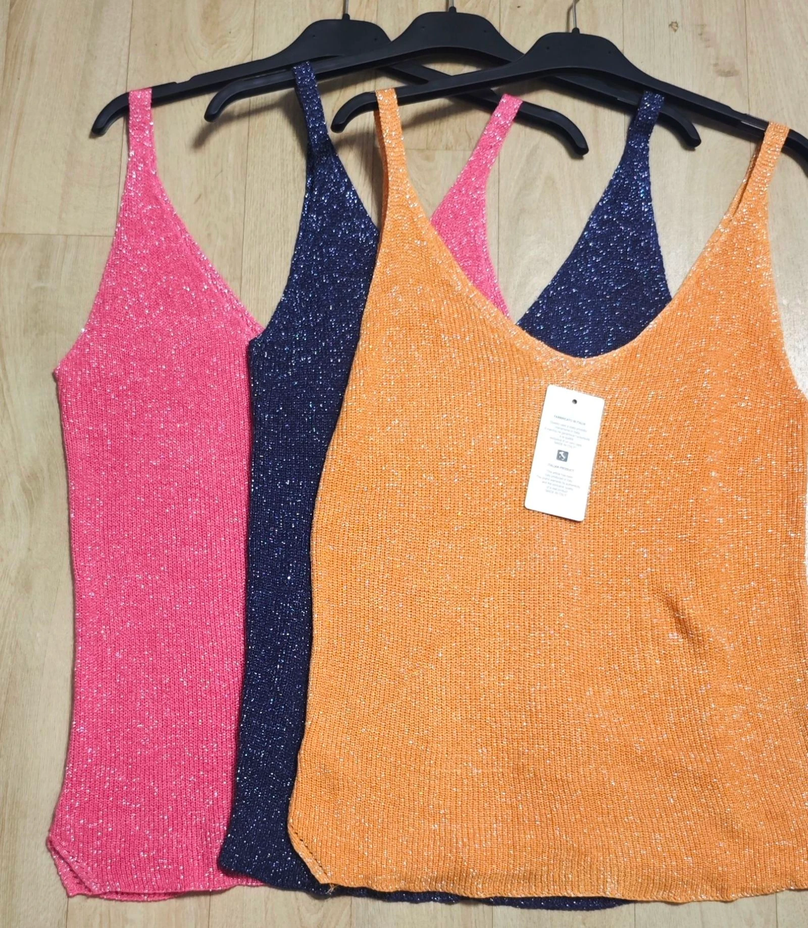 Lot de 3 Débardeurs Lurex Brillant – photo 3
